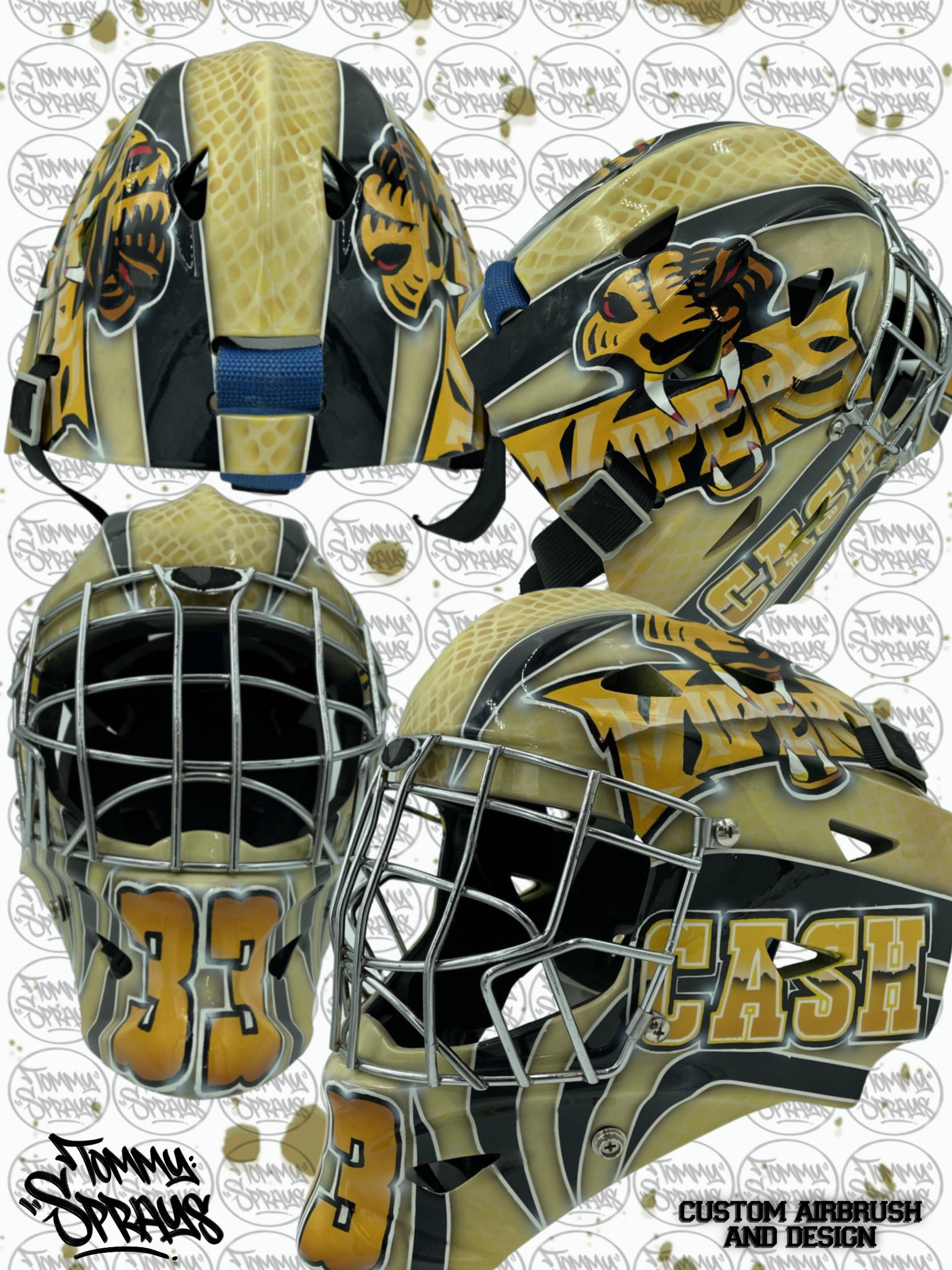 Custom Goalie Mask Art